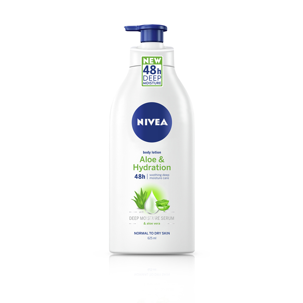 Nivea Aloe & Hydration Body Lotion 48h Soothing Deep Moisture Care with Aloe Vera