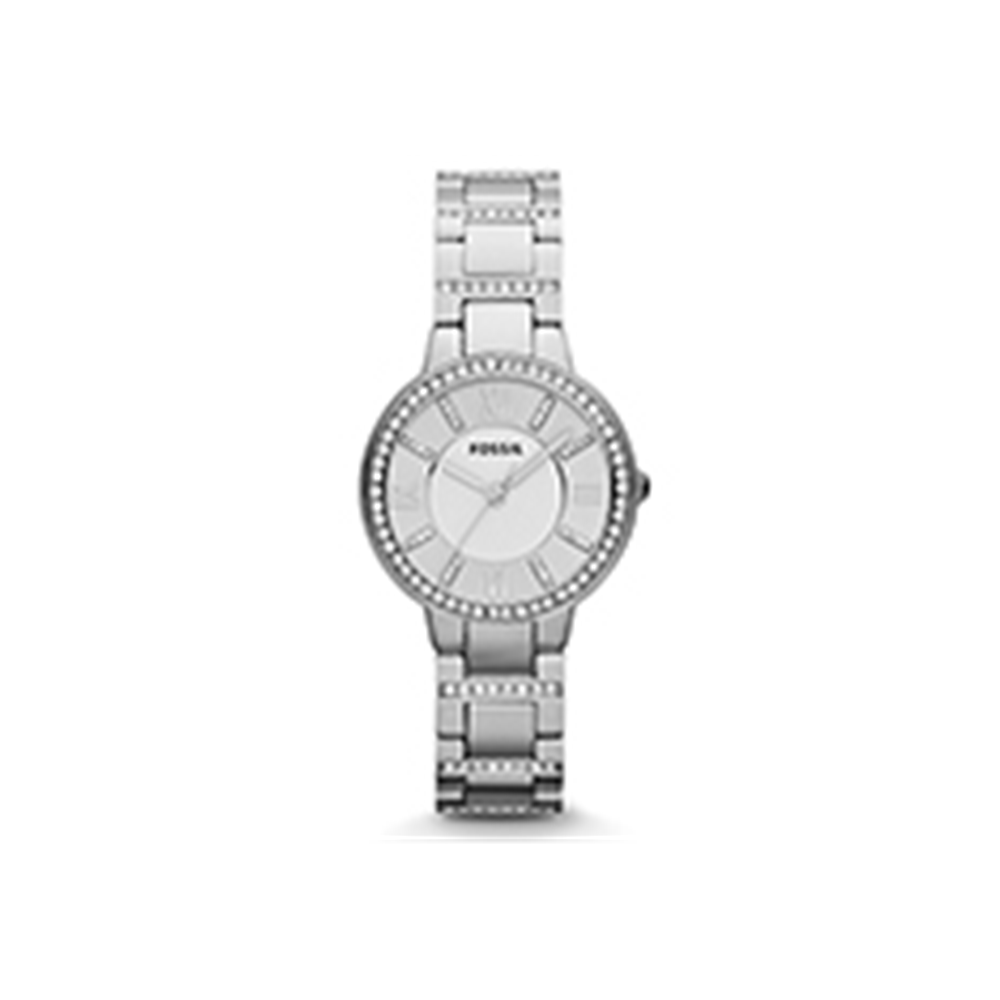 Fossil Ladies Virginia Silver Tone Bracelet Watch