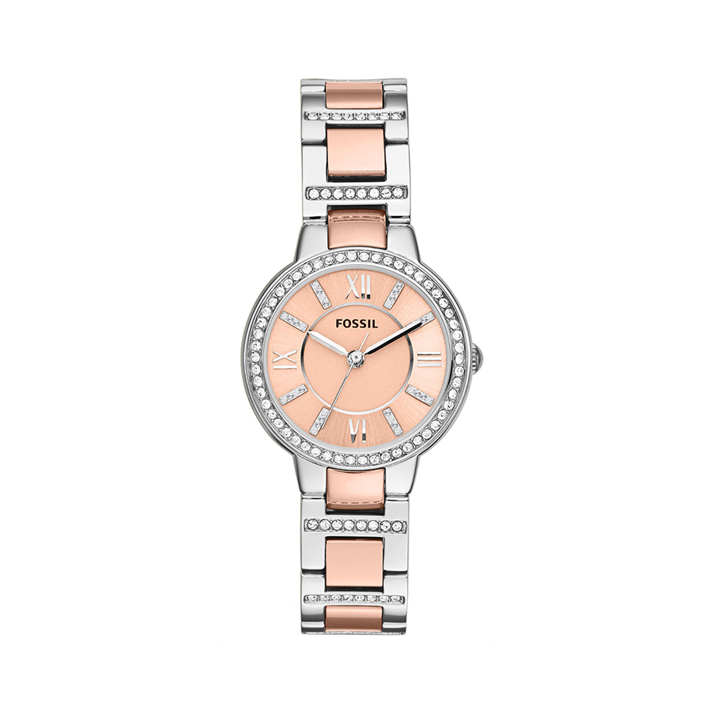 Fossil Ladies Virginia Silver Tone Bracelet Watch