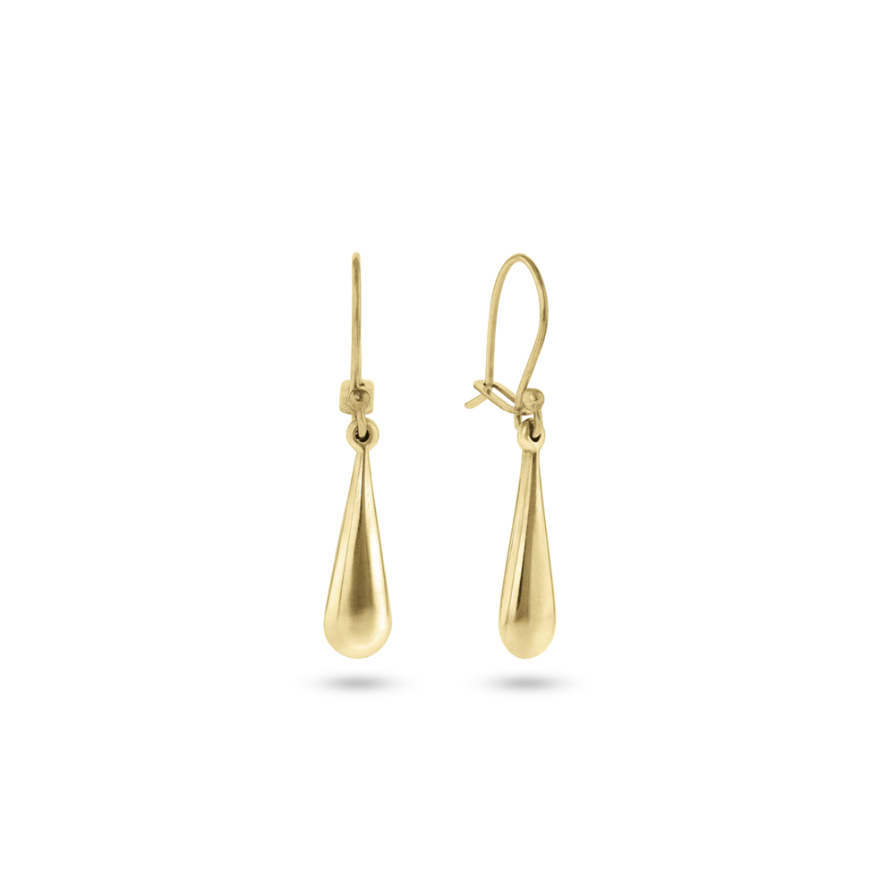 Yellow Gold Meduim Teardrops