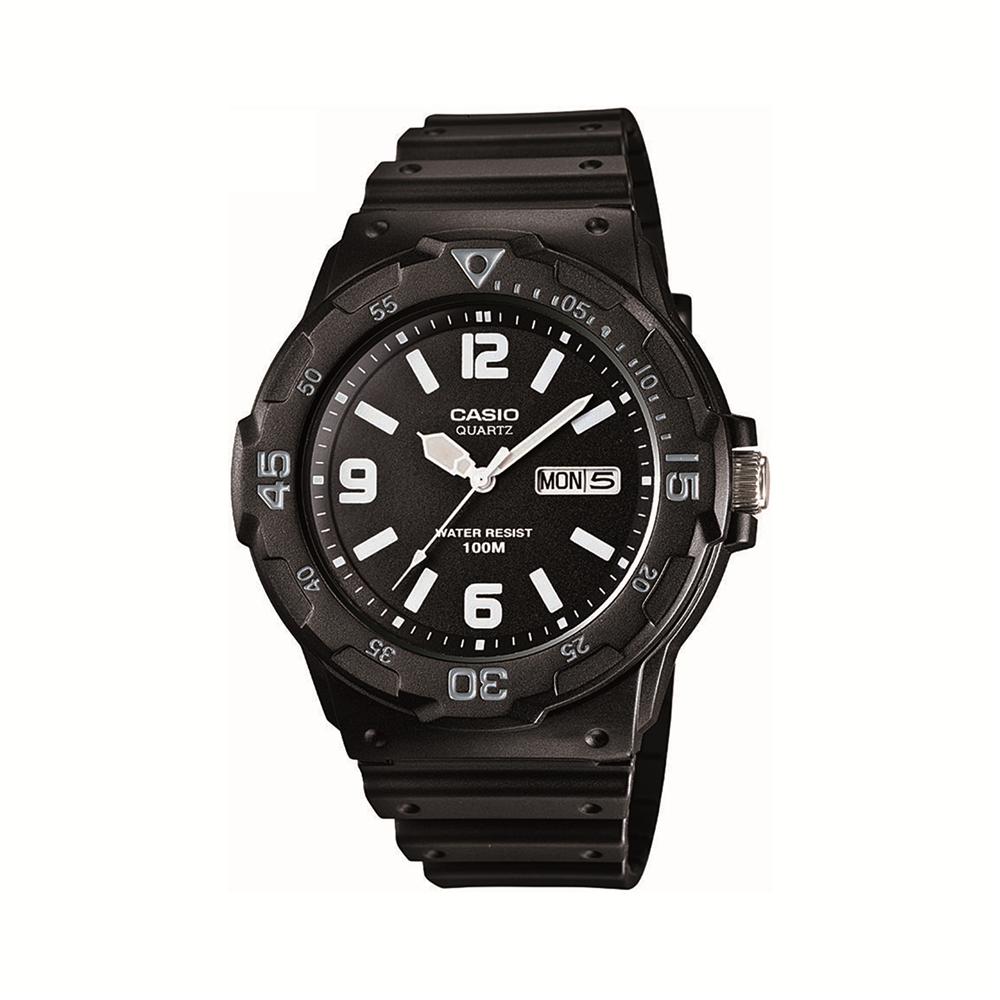 Casio Black and White Watch