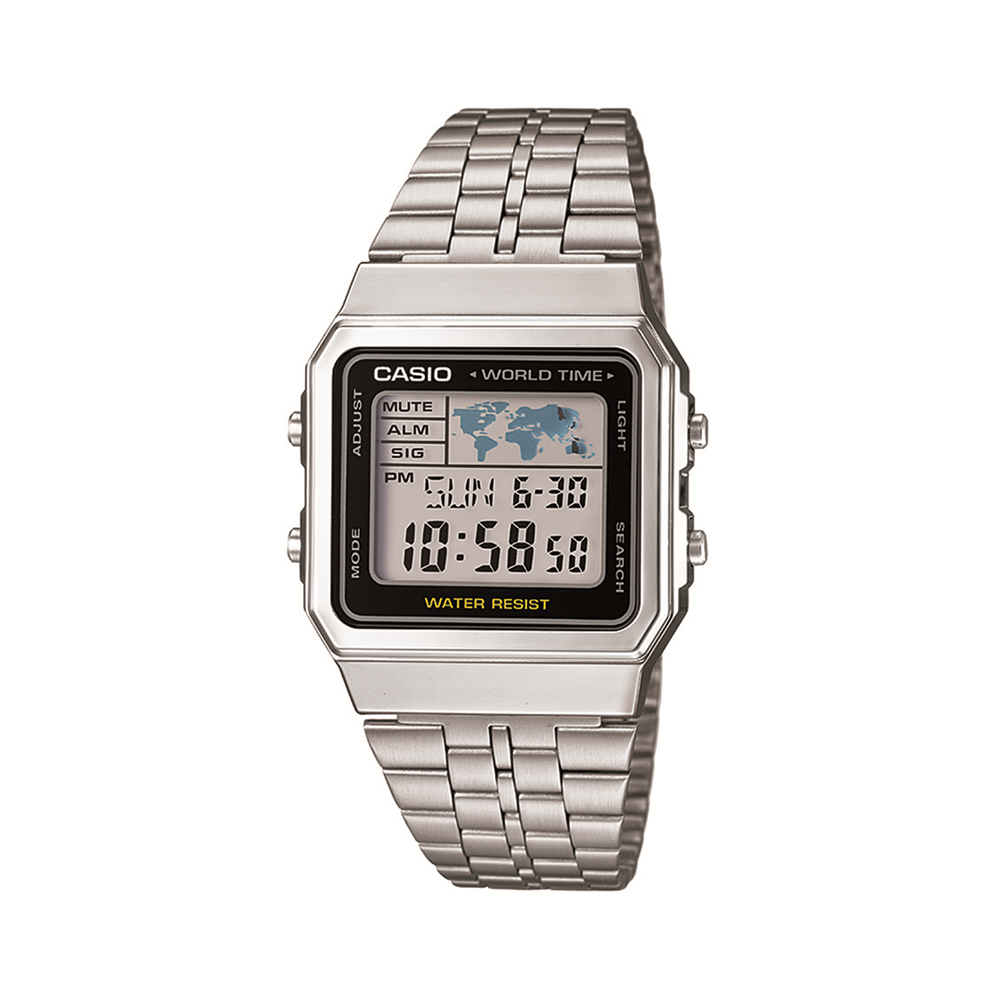 Casio Retro Digital World Time Watch