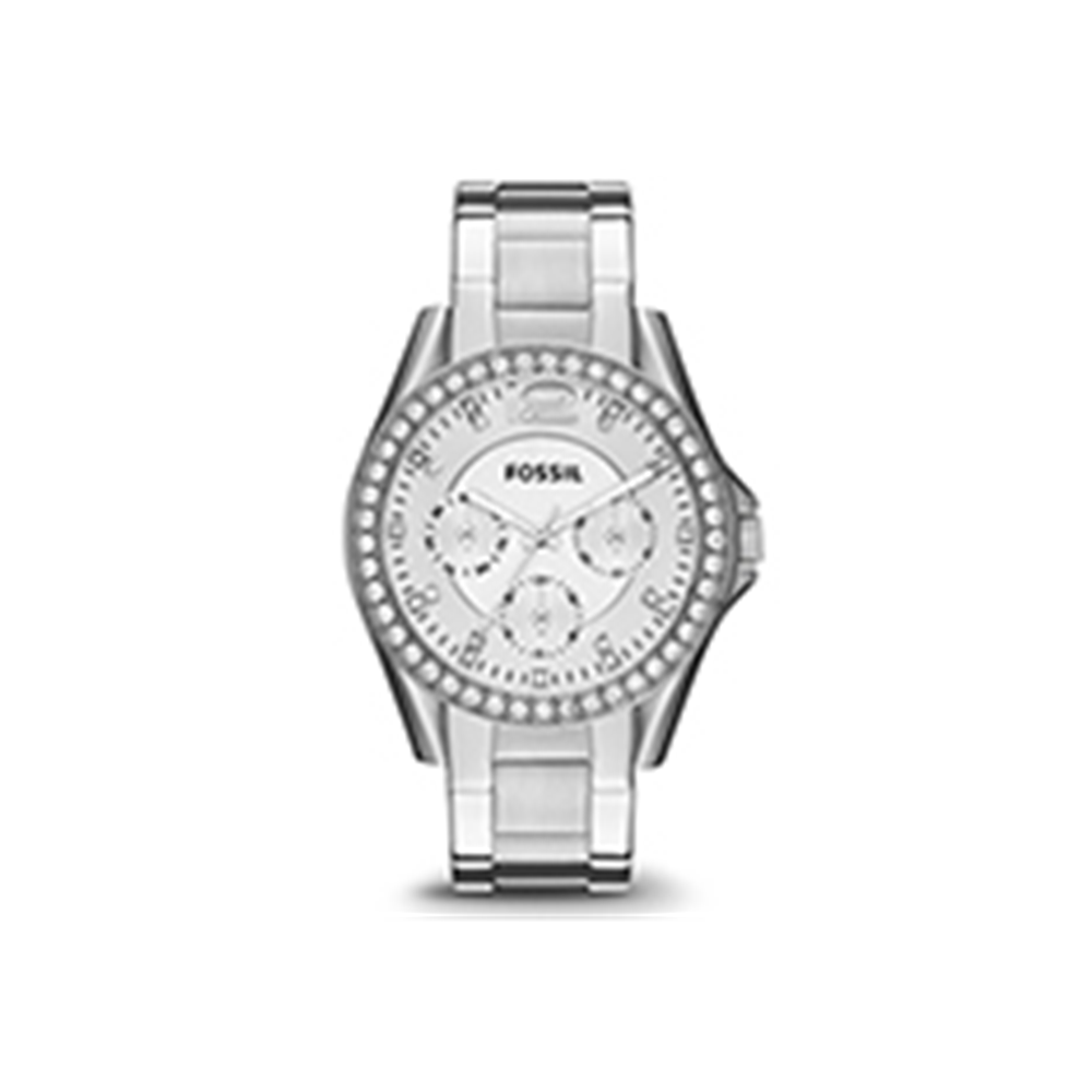 Fossil Riley Stainless Steel Multi-Dial Bracelet Watch
