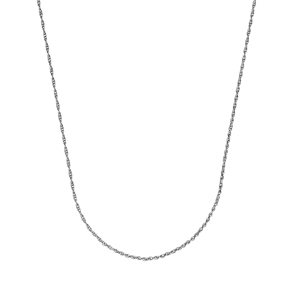 Sterling Silver Thin Rope Necklace