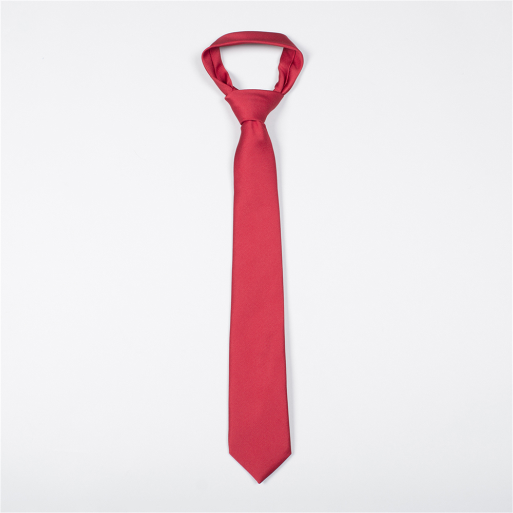 Markham Men's Textured Classic Red Tie