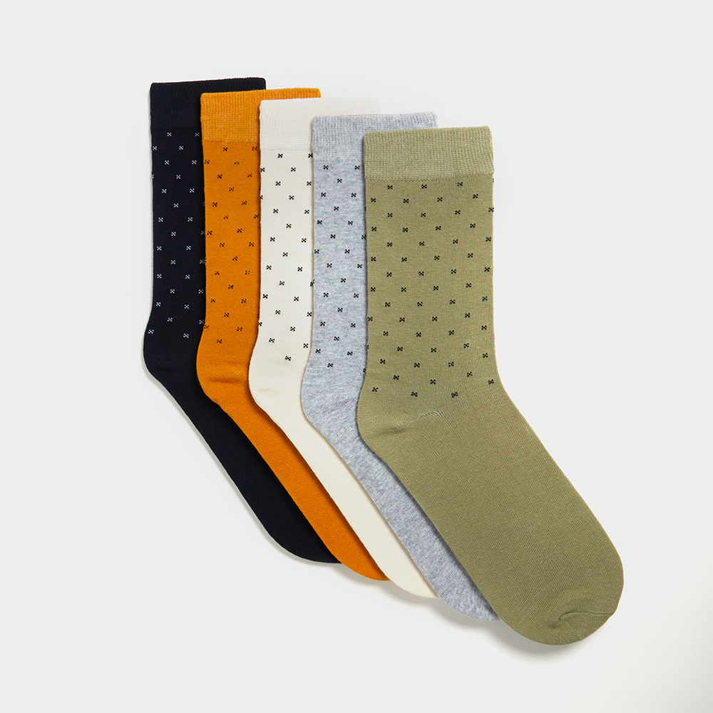 Markham Men's 5Pack Formal Multicolour Socks