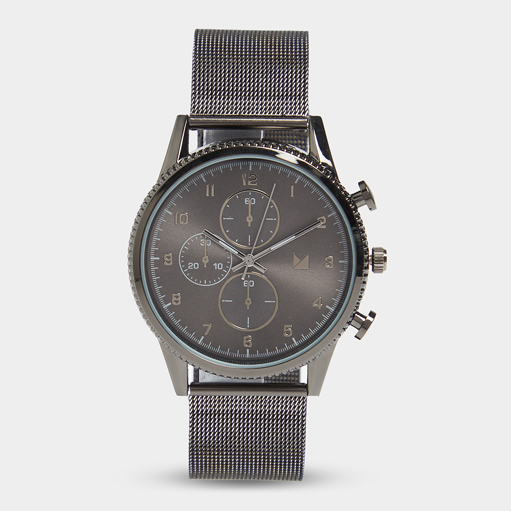 Markham Men's Classic Formal Mesh Metal Watch