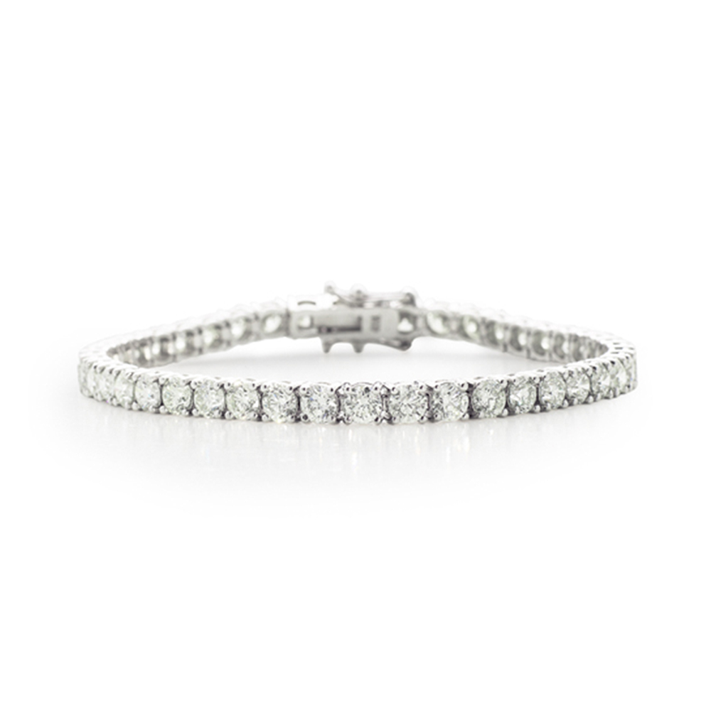 White Gold 10ct Diamond Tennis Bracelet