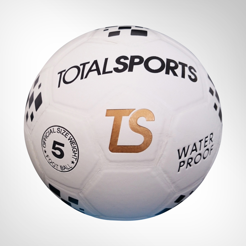 Totalsports White Hard Ground Soccer Ball