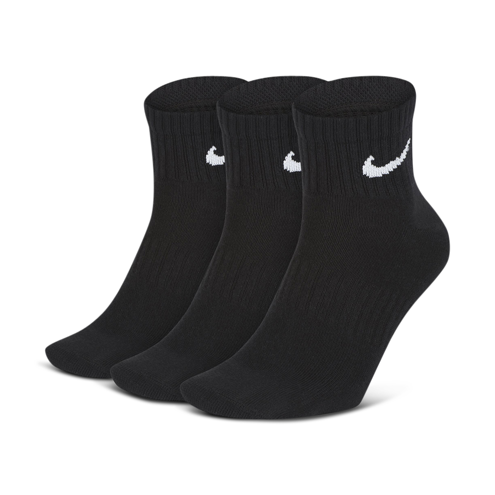 Nike Everyday 3-pack Lightweight Black Ankle Socks