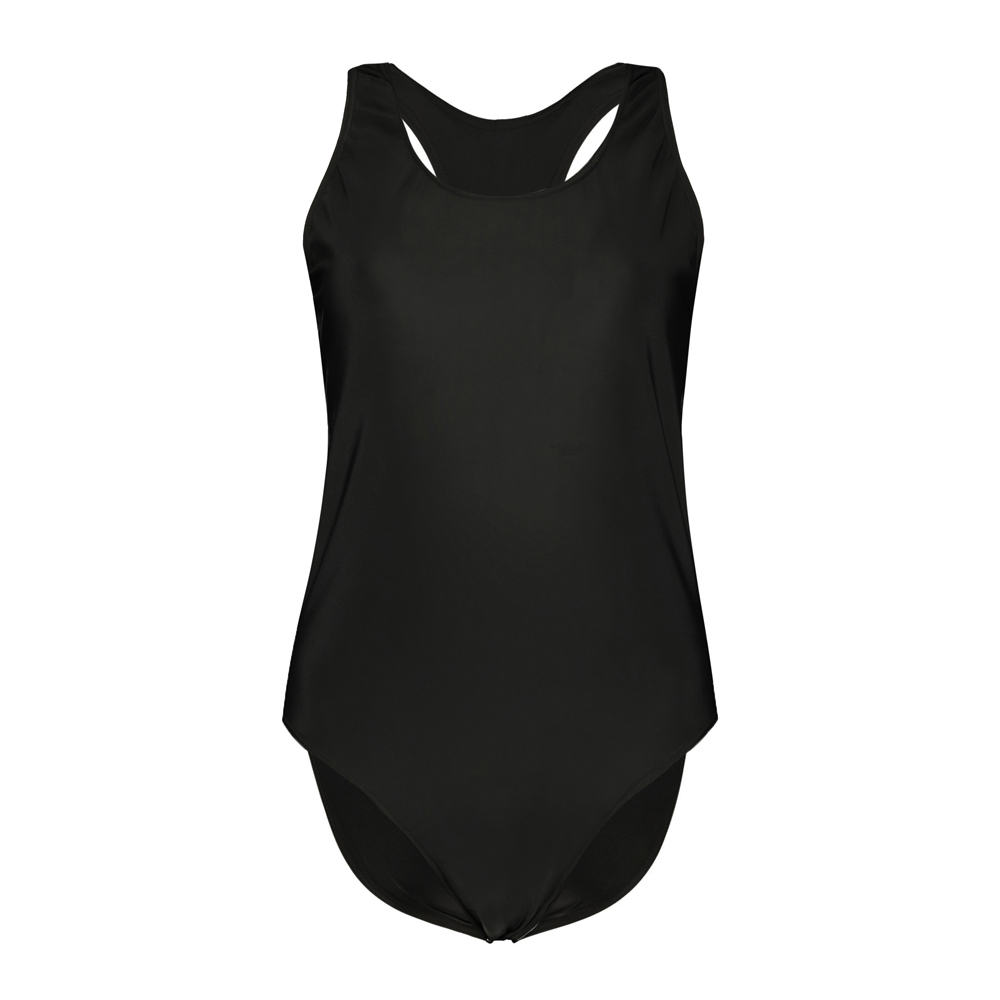 TS Girls Full Piece Black Swimsuit