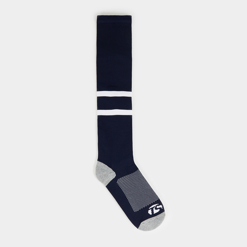 Junior TS Non-slip Navy/White Football Socks