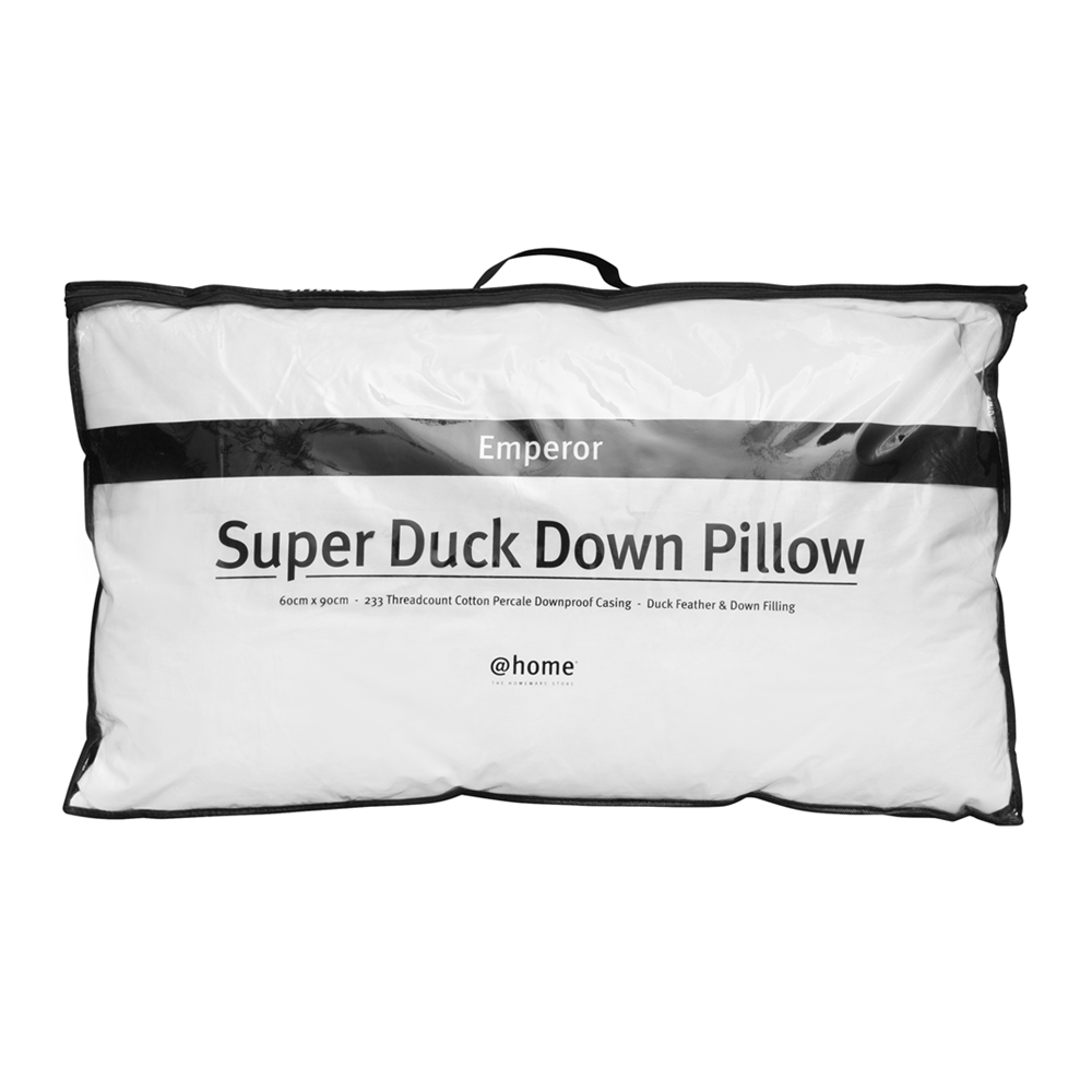 Medium-Firm Luxury Duck Down & Feather Pillow Inner