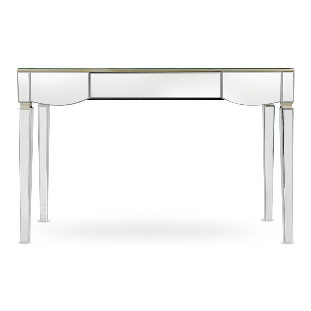 Mirage Mirror Dressing Table Silver