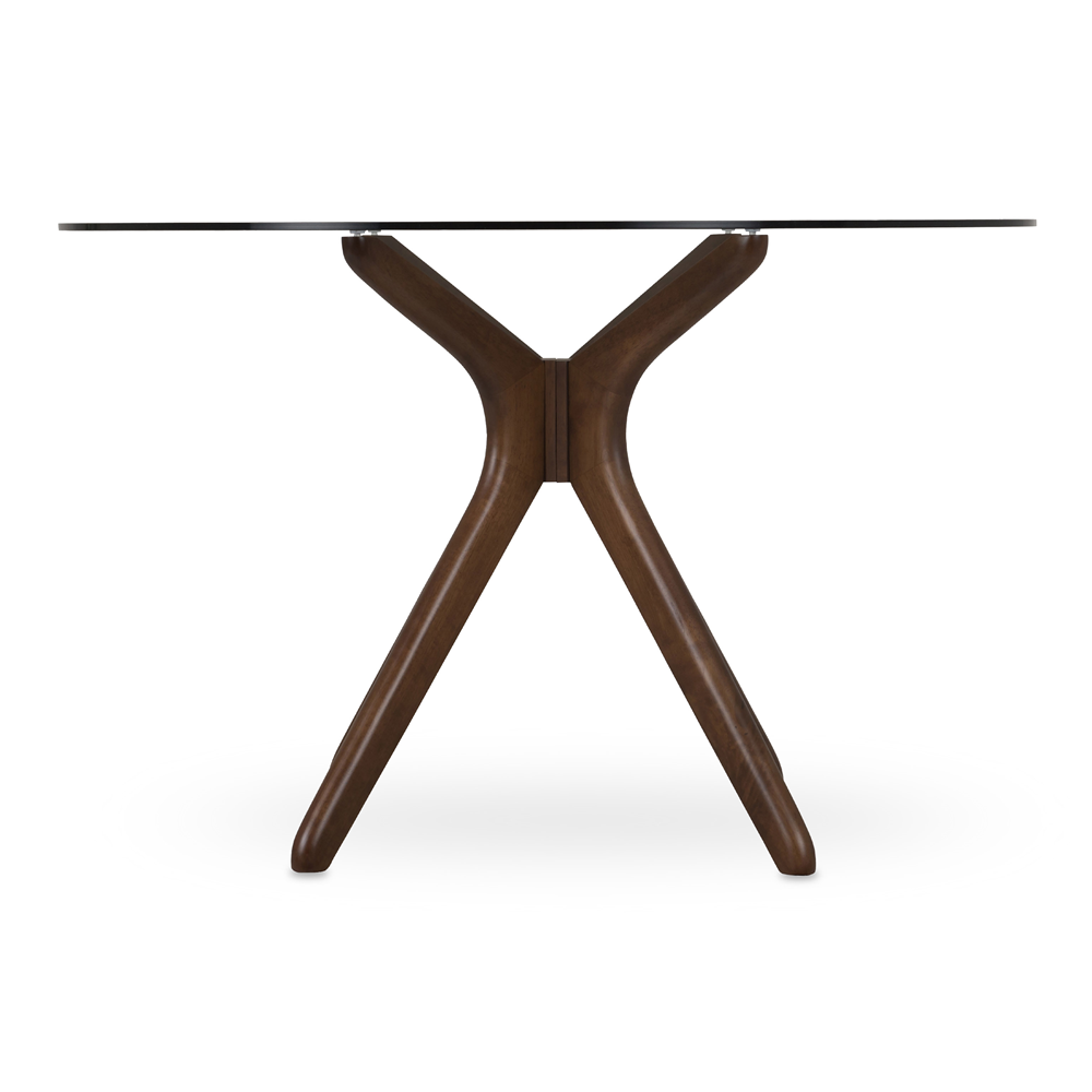 Kara Dining Table Round Walnut