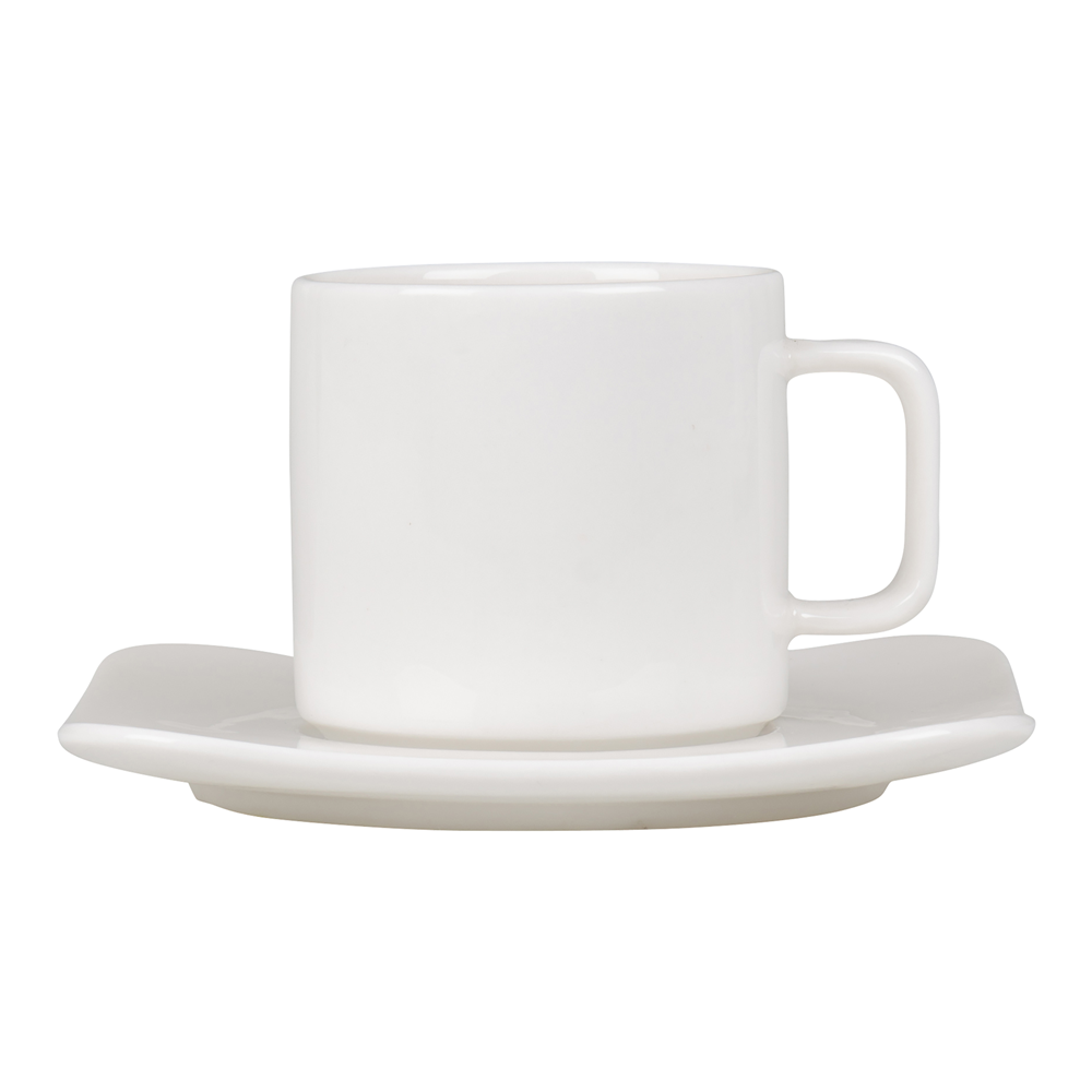 contemp square espresso cup & saucer