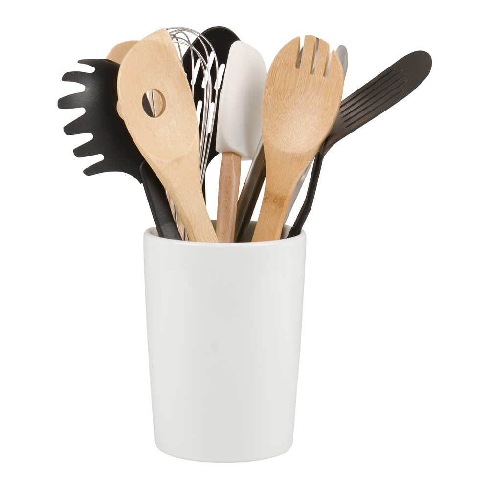 @home Lara 10pc Utensil Set with Holder