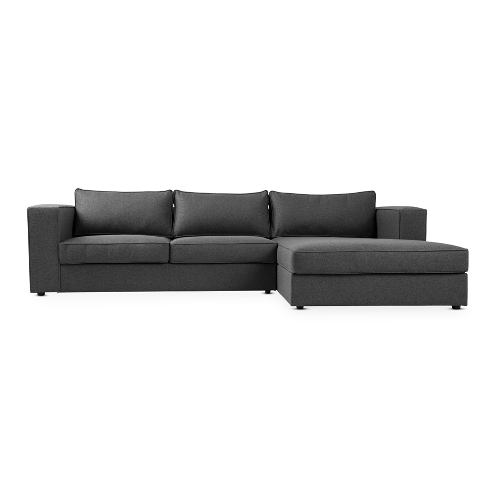Huxley Corner Couch LuxGuard Dynamo Iron