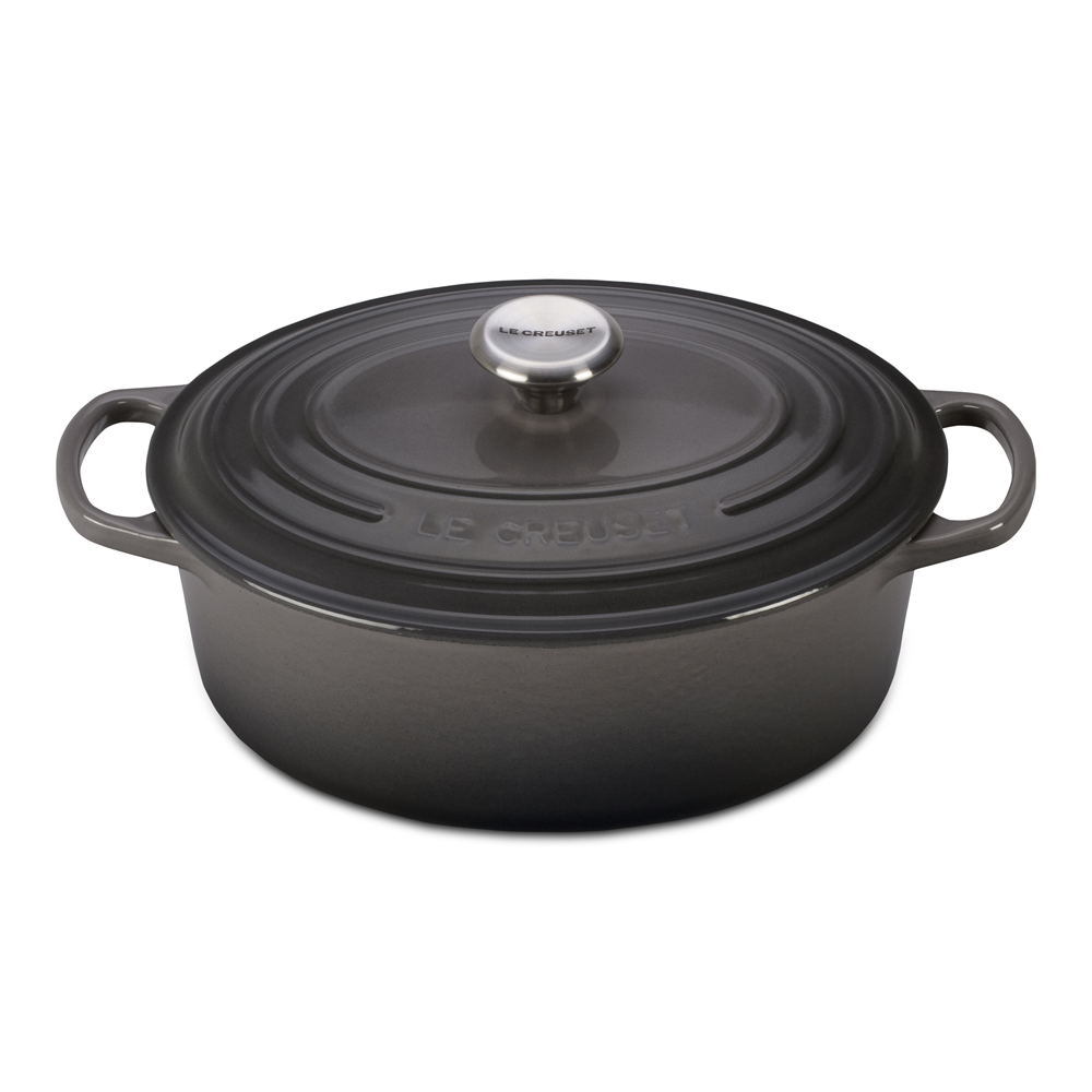 Le Creuset Signature Oval Casserole Flint 31cm