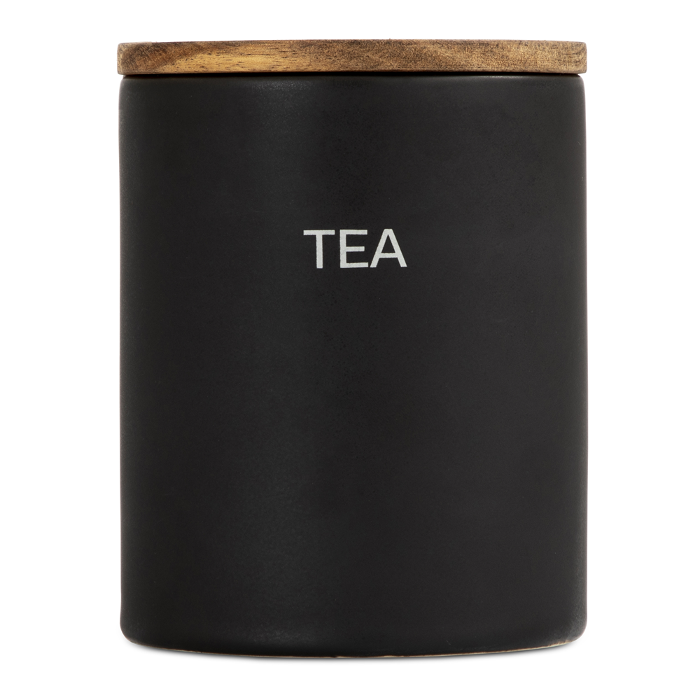 loft canister tea black