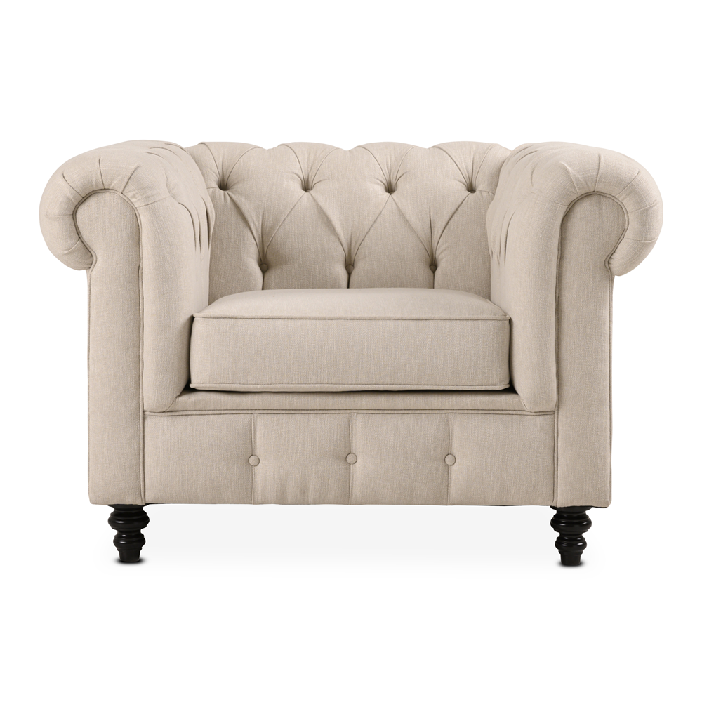 Madison 1 Seater Couch LuxGuard Sesame
