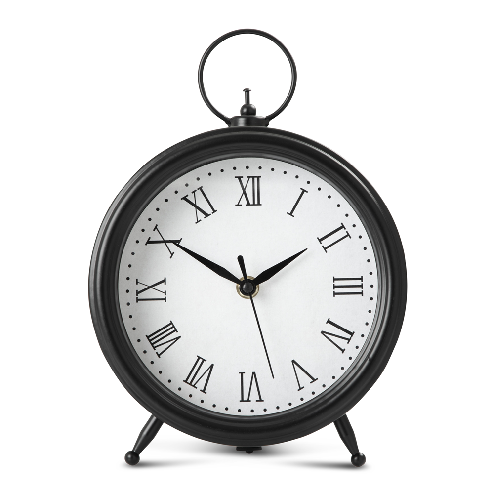 Table Clock Classic With Ring 26x18cm