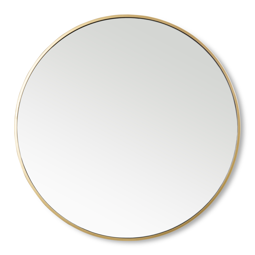 Mirror Clean Round Gold 81.5cm