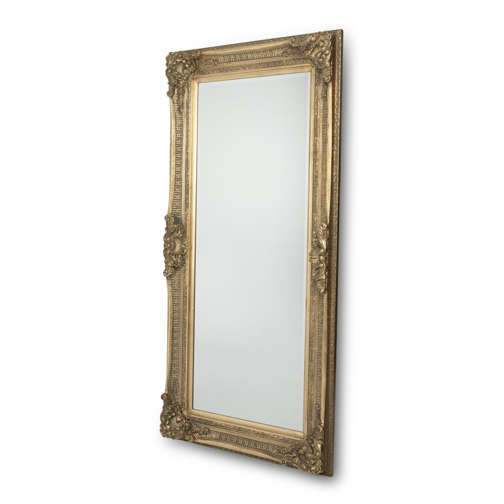 Georgia Floor Mirror Gold 175 x 89cm