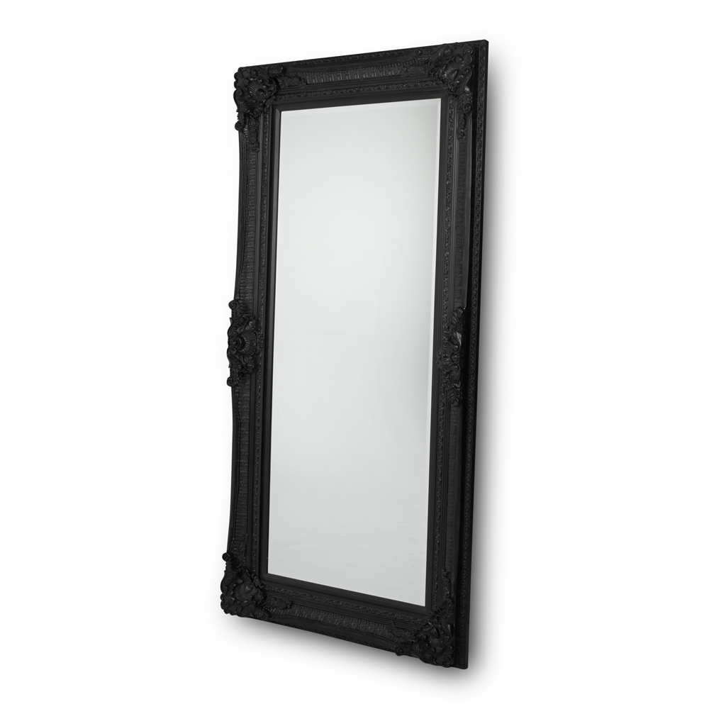 georgia floor mirror black 175 x 89cm