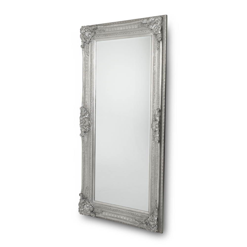 georgia floor mirror silver 175 x 89cm