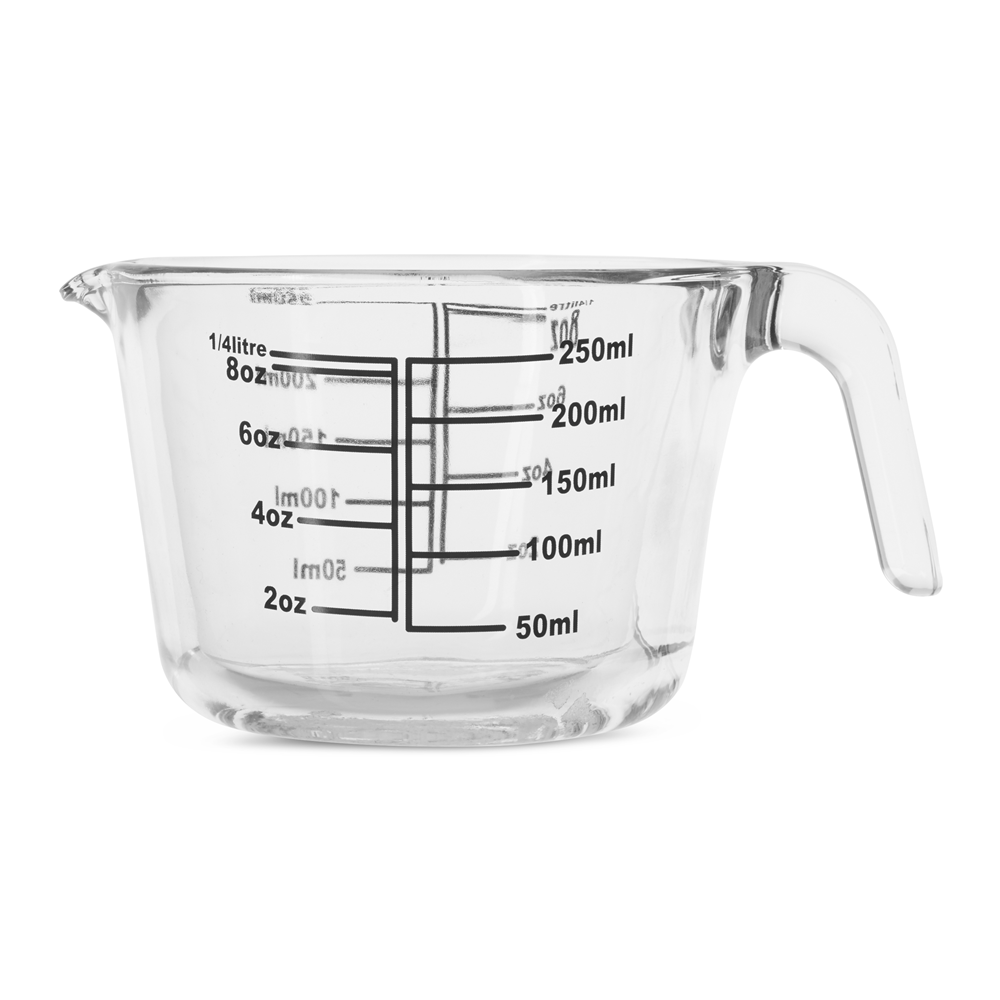 @home measuring jug black 0.25l