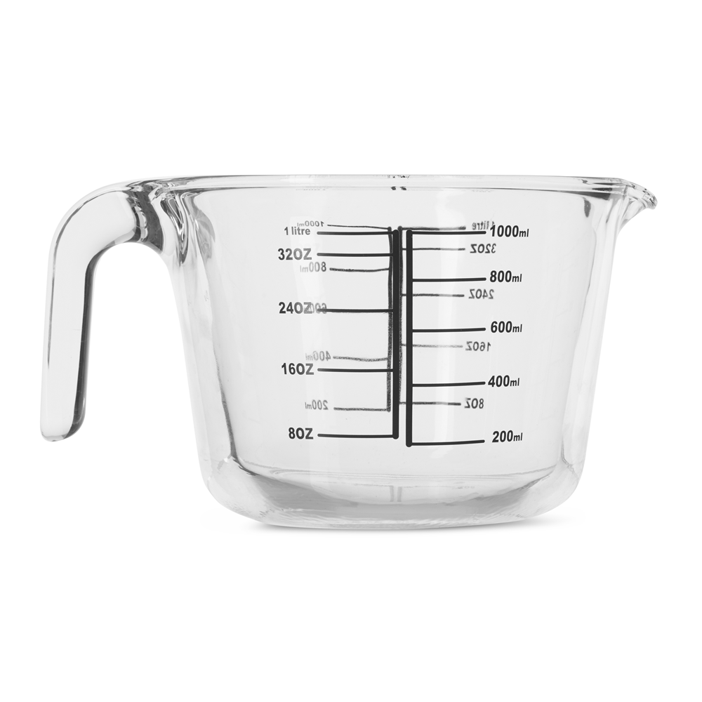 @home measuring jug black 1l
