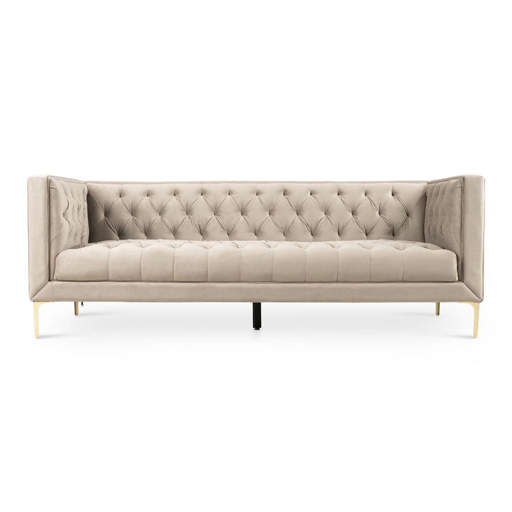 Carin 3 Seater Couch LuxGuard Velvet