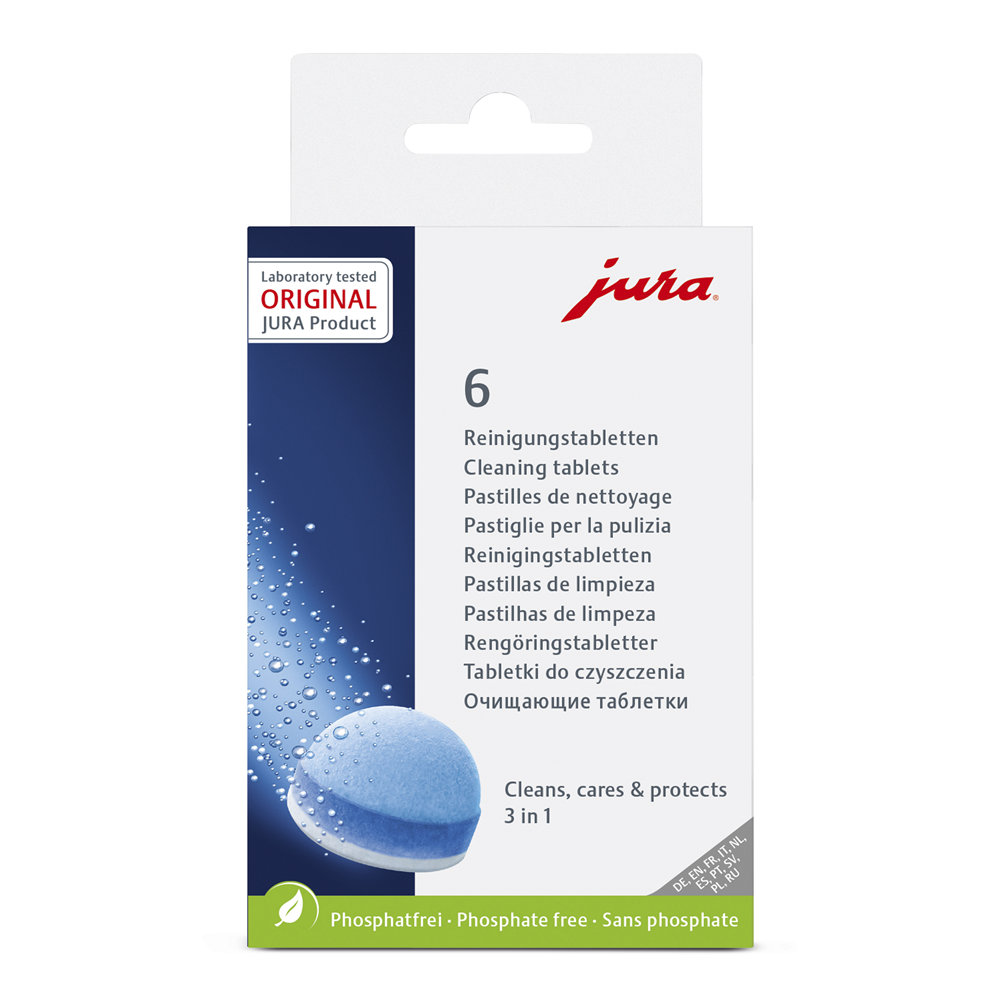 Jura 3 Phase Cleaning Tablets 6Pk