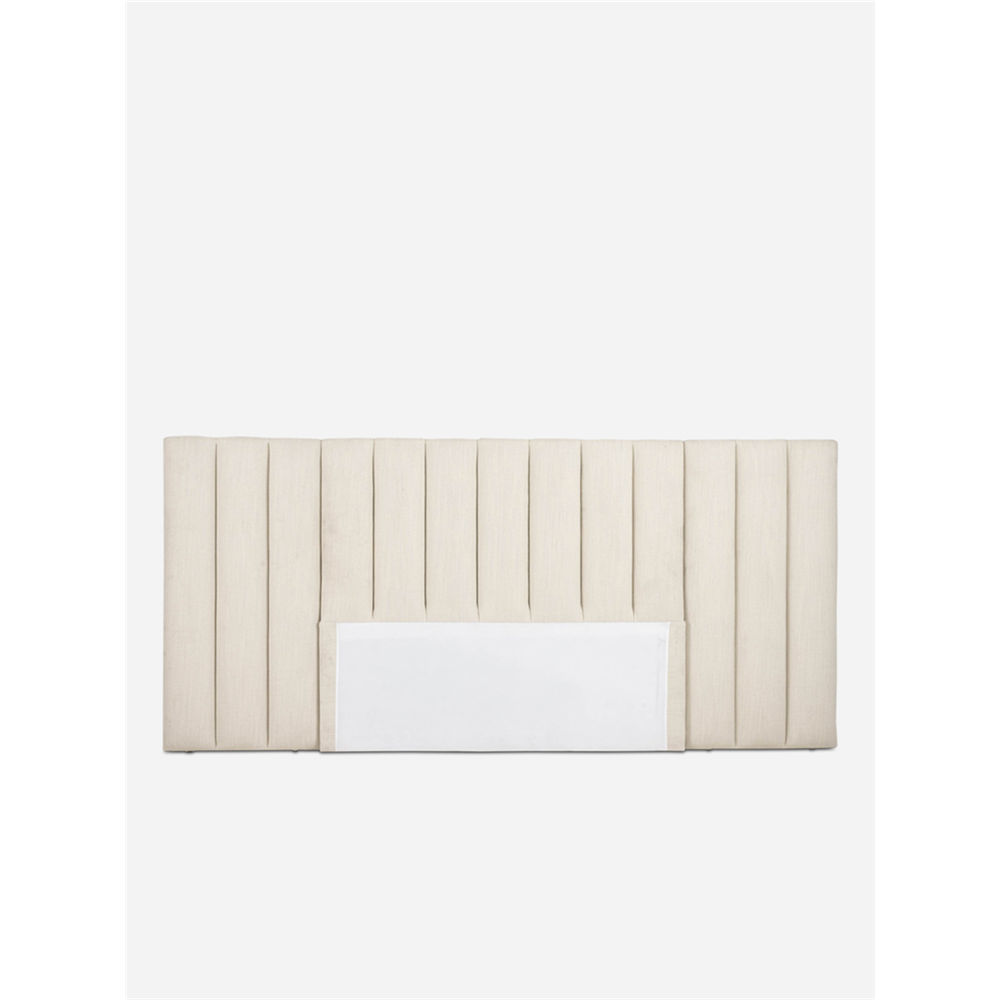 Juliette Tufted Panel Headboard LuxGuard Rocco Pearl