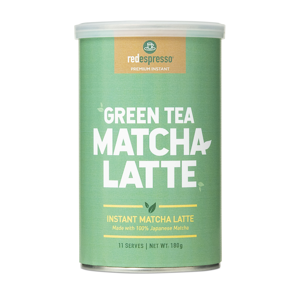 red espresso instant matcha latte tin 180g