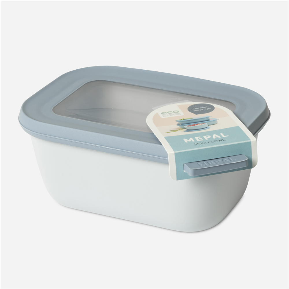 Mepal Bowl Rectangular 750ml Nordic Blue