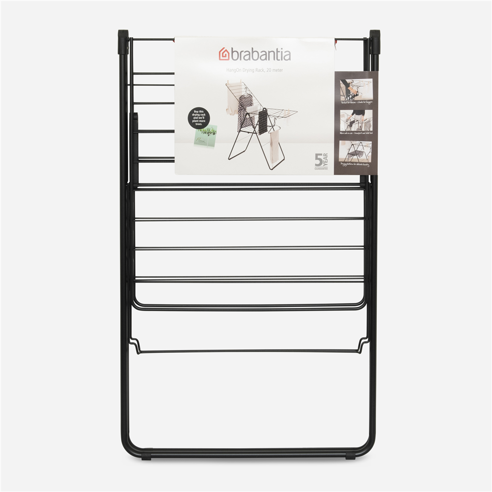 Brabantia Drying Rack Matt Black 20m