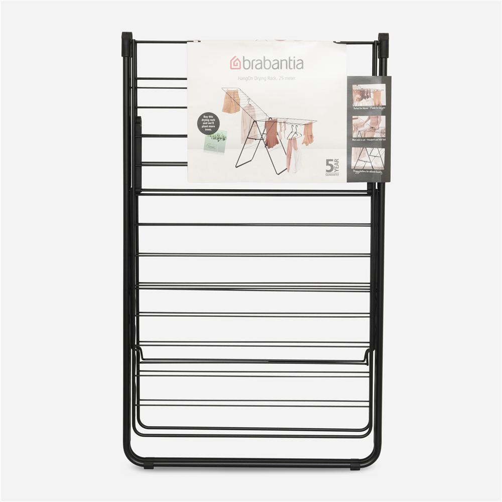 Brabantia Drying Rack Matt Black 25m