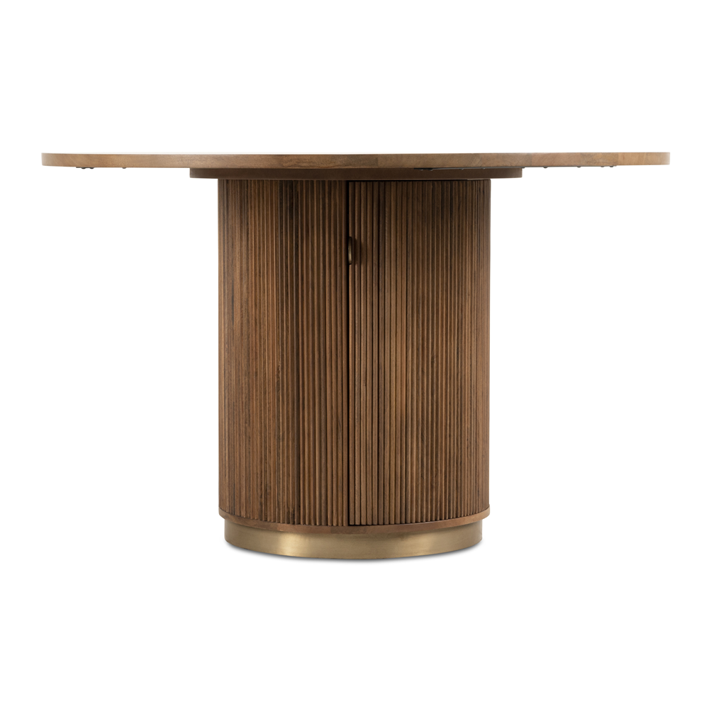 Tyra Storage Dining Table Walnut 120cm
