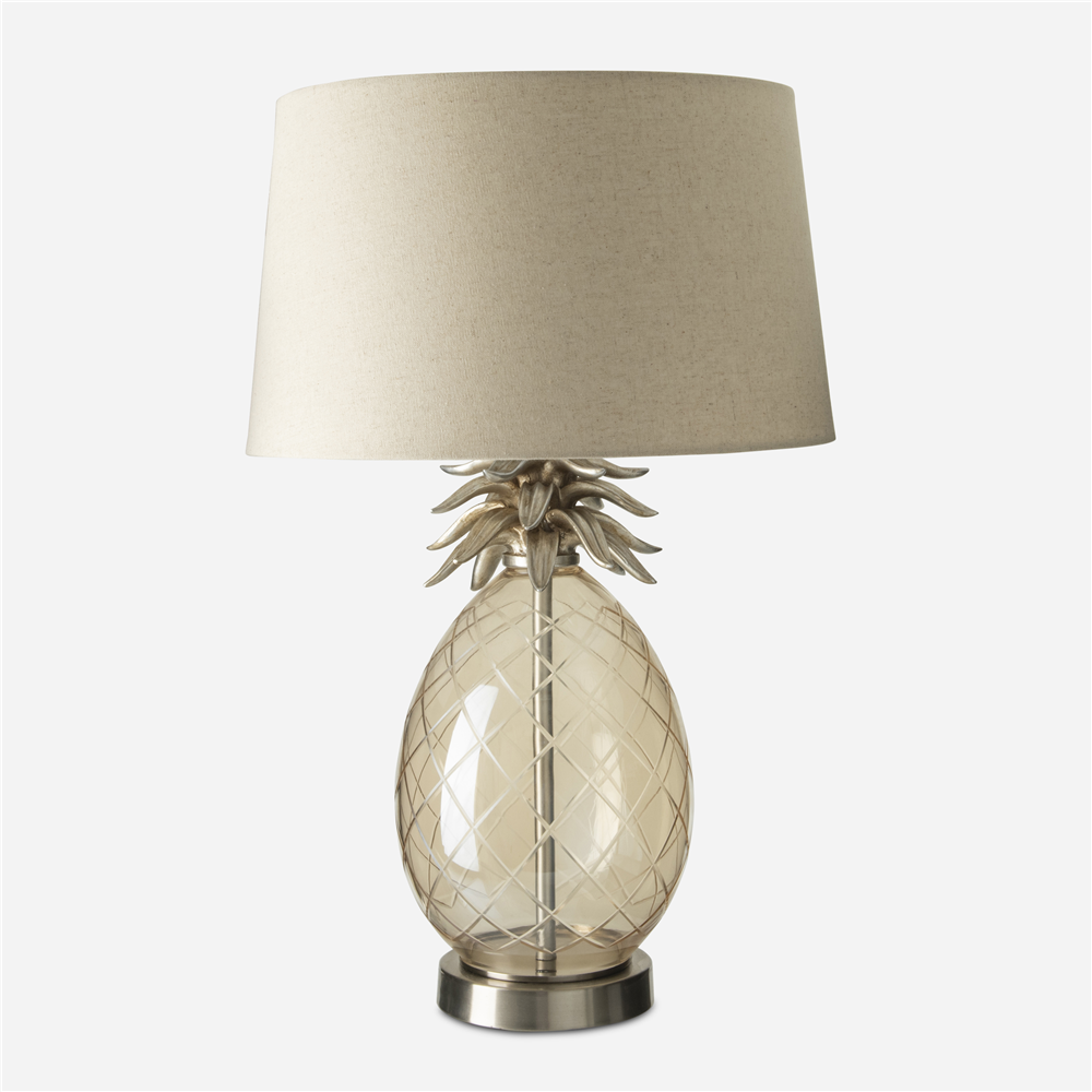 Table Lamp Pineapple With Cut Glass 58.5cm