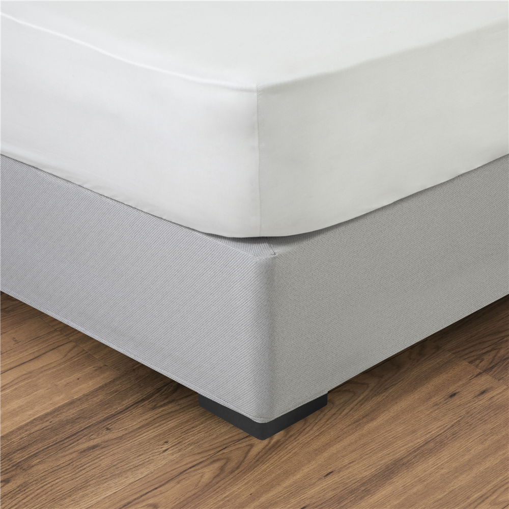 Textured Bed Base Cover Silver