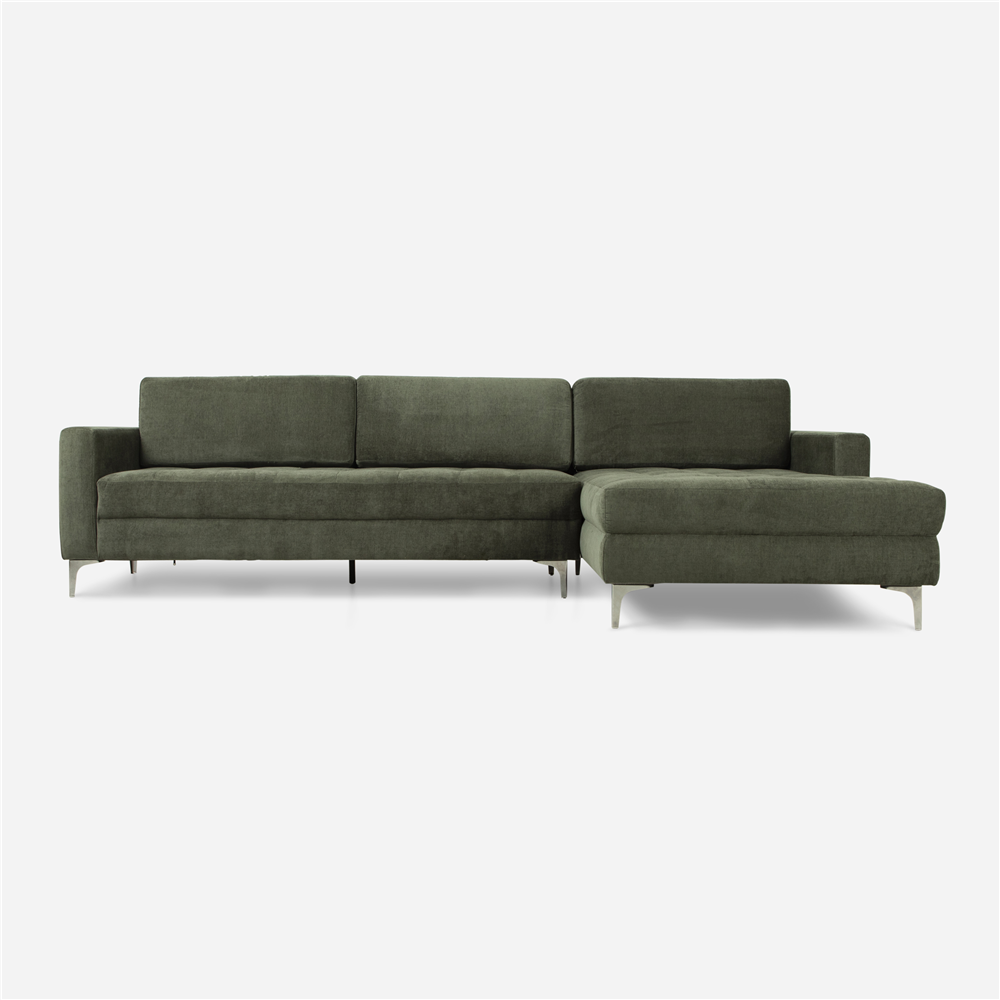 Harvard Corner Couch RHF Danny Olive