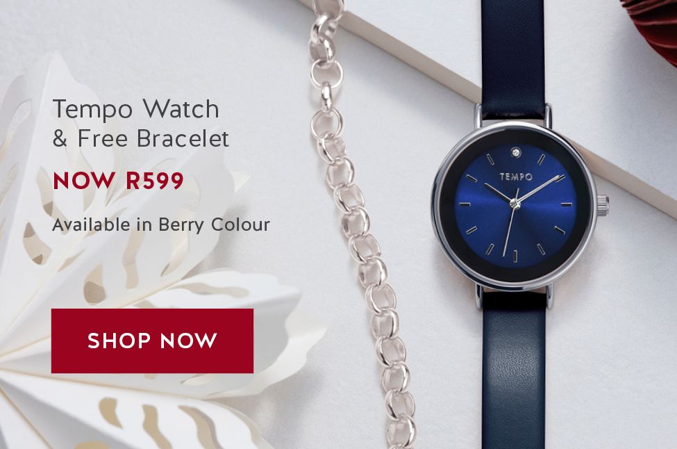 Tempo Watch & Free Bracelet, NOW R599