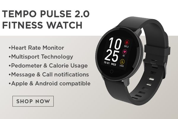 TEMPO PULSE 2.0 FITNESS WATCH. SHOP NOW