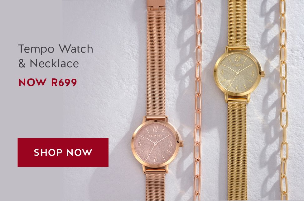 Tempo Watch & Necklace, NOW R699
