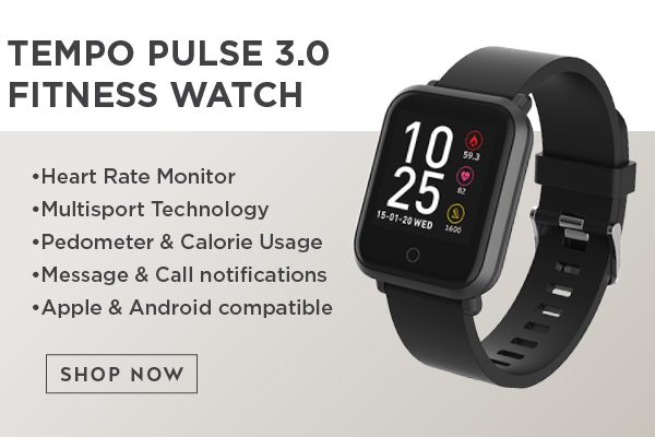 TEMPO PULSE 3.0 FITNESS WATCH. SHOP NOW