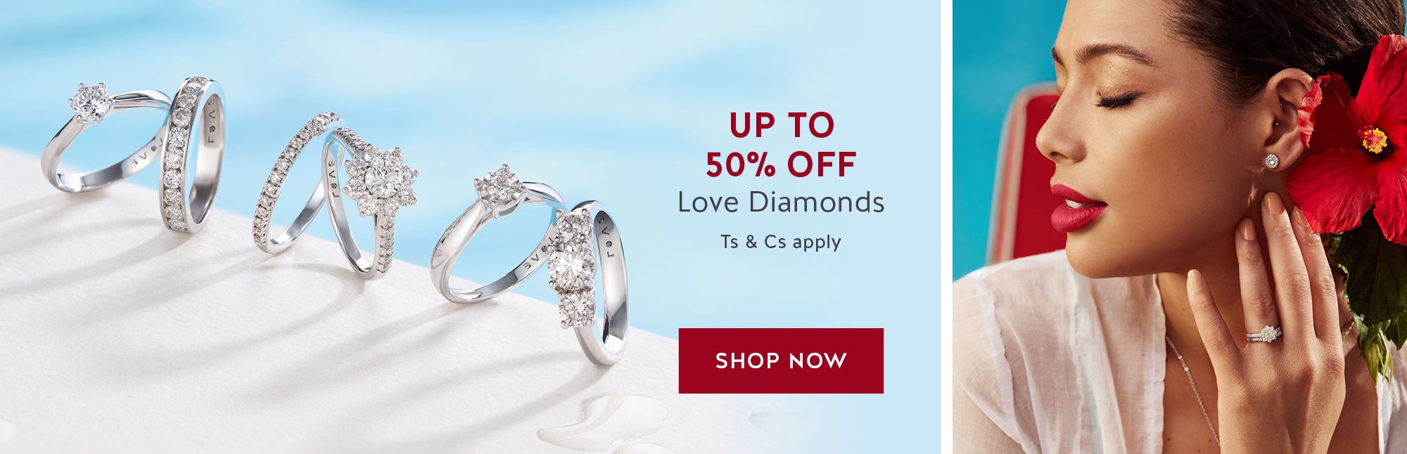 UP TO 50% OFF Love Diamonds