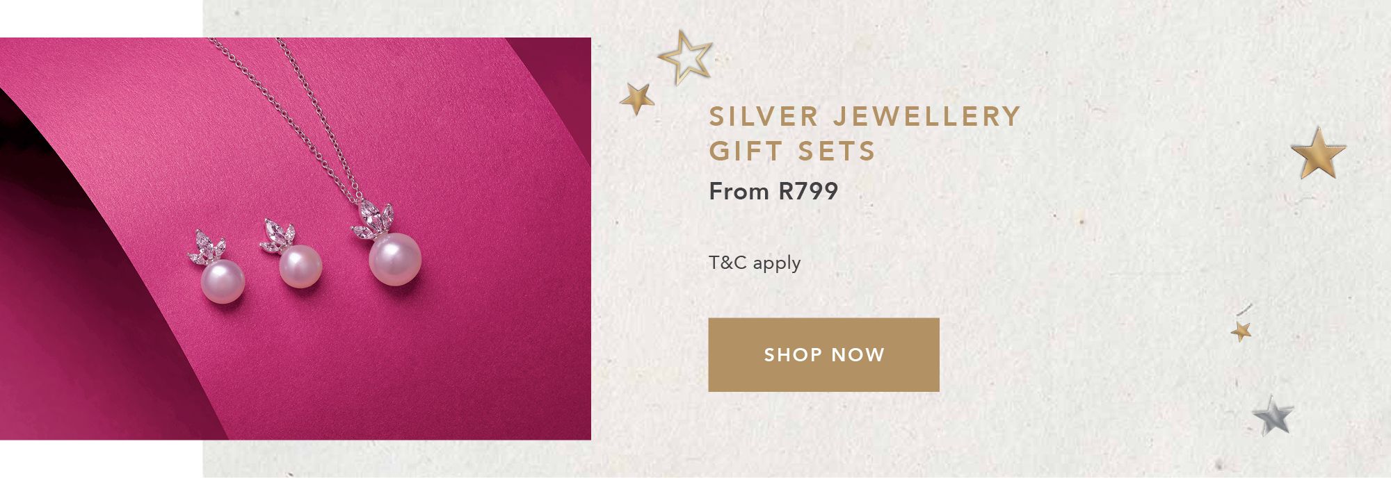 SILVER JEWELLERY GIFT SETS From R799