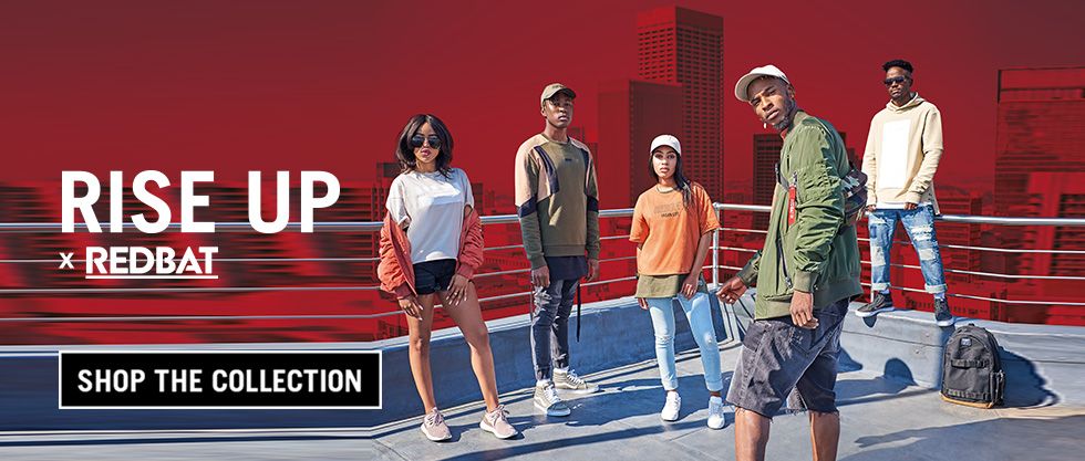 RISE UP X REDBAT. SHOP THE COLLECTION